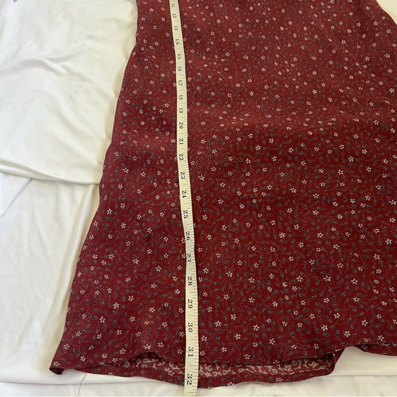 Cirana Los Angeles Elegant Burgundy Spaghetti Strap Dress Medium - Picture 8 of 11